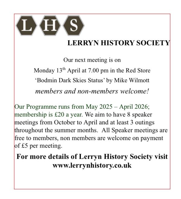 LERRYN HISTORY SOCIETY